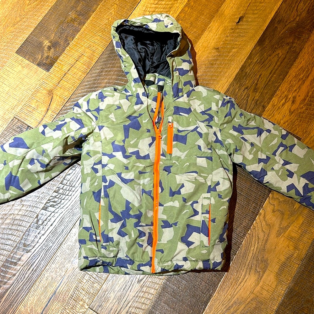 Boys camo ski jacket